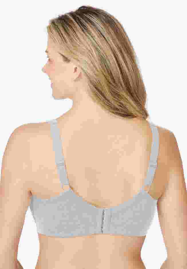 Cotton Back-Close Wireless Bra image number 1