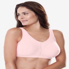 Cotton Back-Close Wireless Bra image number null