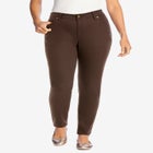 Slim-Leg Stretch Comfort Denim Five-Pocket Jeans image number null