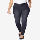 Slim-Leg Stretch Comfort Denim Five-Pocket Jeans image number null