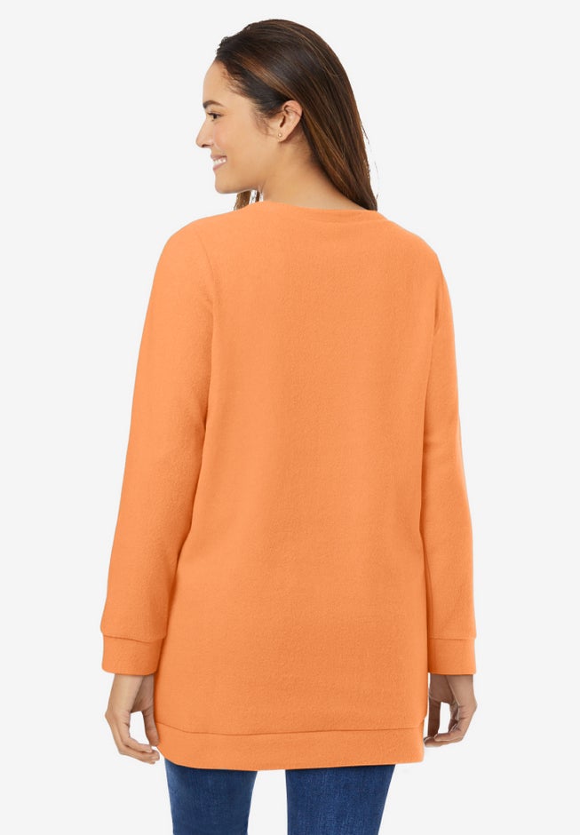 Sherpa Sweatshirt Tunic image number null