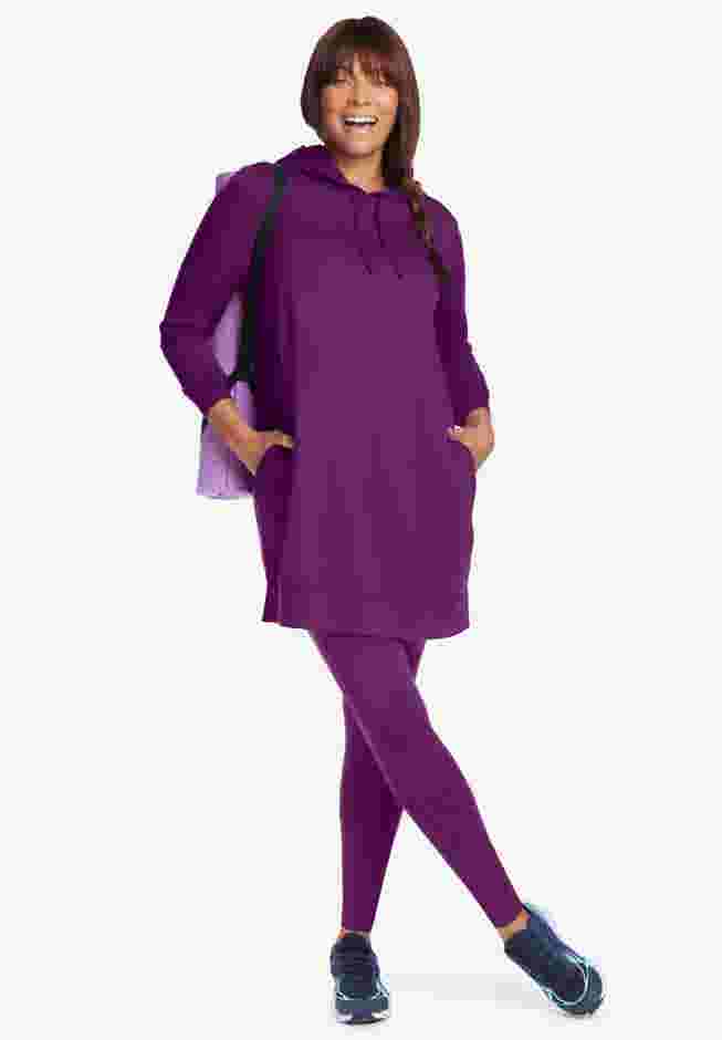 Longer-Length Hoodie Sweatshirt. image number 7