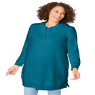 Longer-Length Hoodie Sweatshirt. image number 0