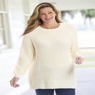 Shaker Crewneck Pullover image number null