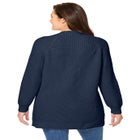 Shaker Crewneck Pullover Sweater image number null