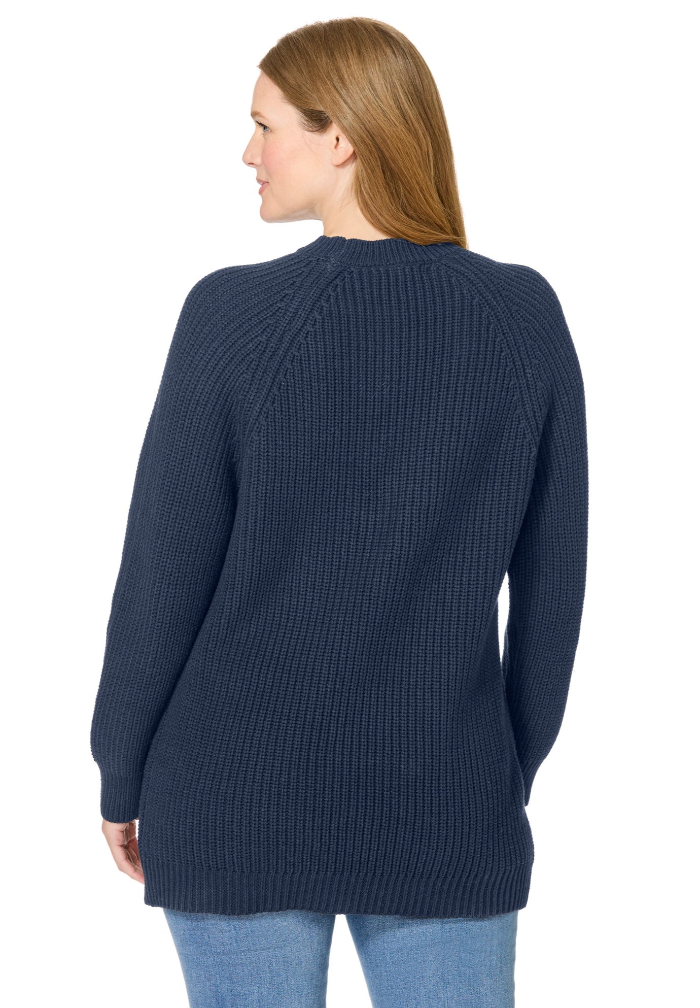 Shaker Crewneck Pullover Sweater image number 1