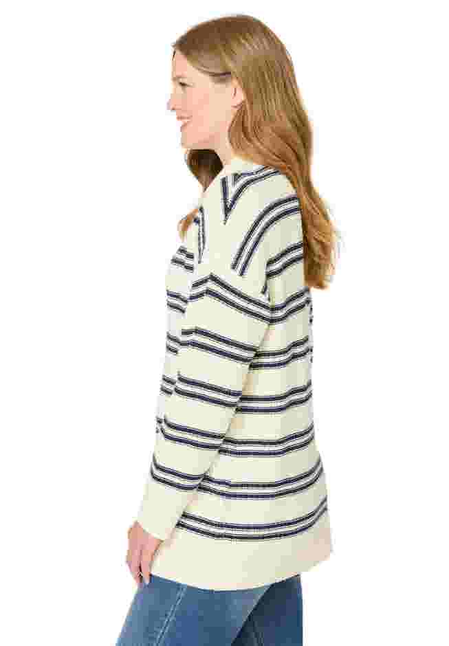 Waffle Polo Sweater image number 2
