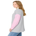 Waffle Polo Sweater image number null