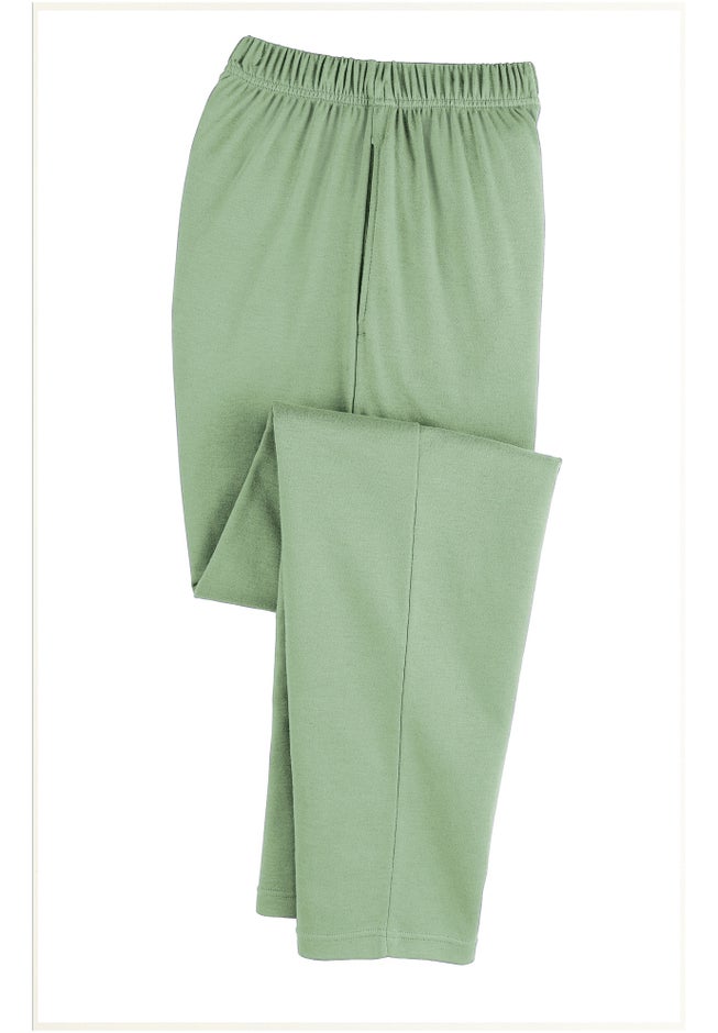 7-Day Knit Straight-Leg Pull-On Pants image number 3