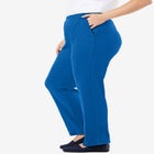 7-Day Knit Straight-Leg Pull-On Pants image number null