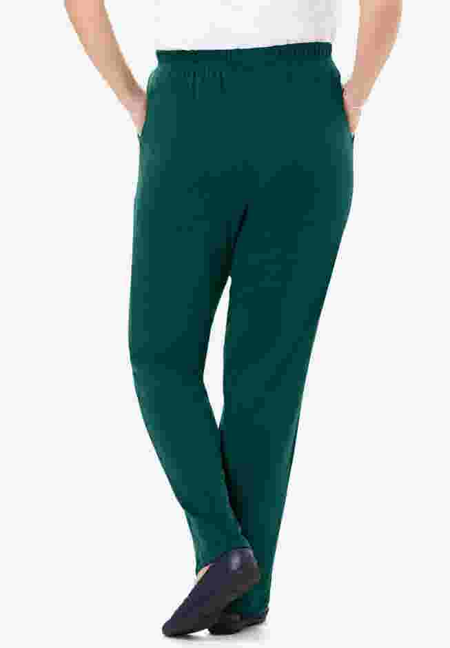 Womens Plus-Size 7-Day Knit Straight-Leg Pull-On Pants image number 1