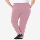 7-Day Knit Straight-Leg Pull-On Pants image number null
