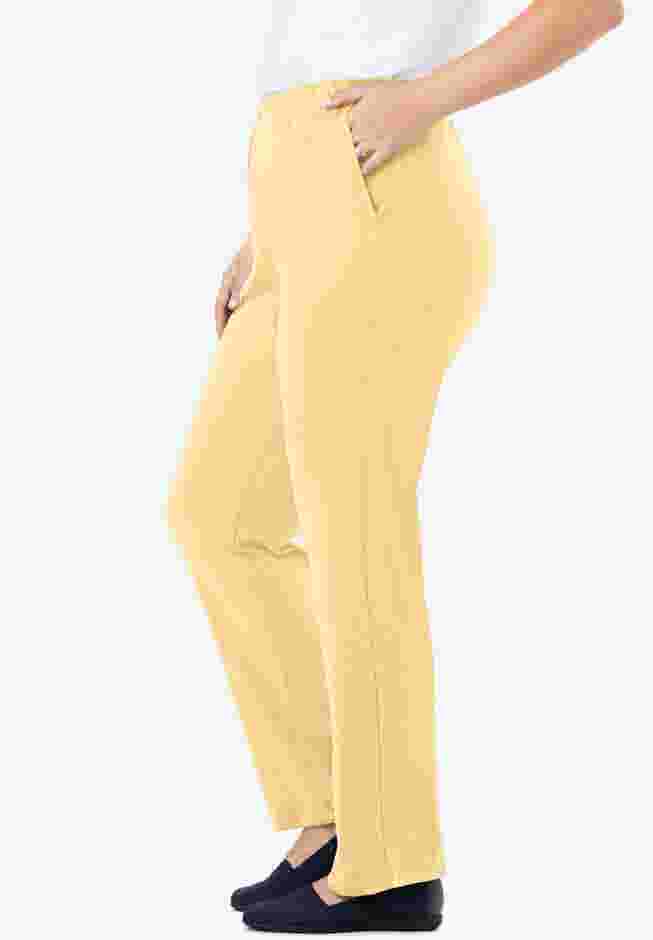 7-Day Knit Straight-Leg Pull-On Pants image number 2