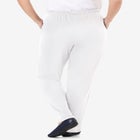 7-Day Knit Straight-Leg Pull-On Pants image number null