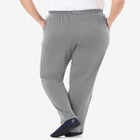 7-Day Knit Straight-Leg Pull-On Pants image number null