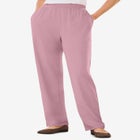 7-Day Knit Straight-Leg Pull-On Pants image number null