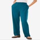 7-Day Knit Straight-Leg Pull-On Pants image number null