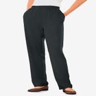 7-Day Knit Straight-Leg Pull-On Pants image number null