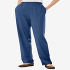 7-Day Knit Straight-Leg Pull-On Pants image number null