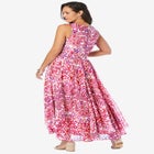 Georgette Flyaway Maxi Dress image number null