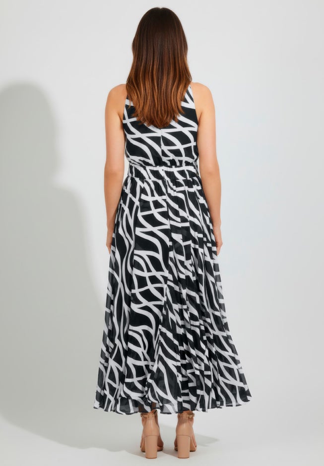 Georgette Flyaway Maxi Dress image number 1