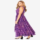 Georgette Flyaway Maxi Dress image number null