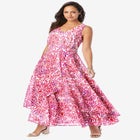 Georgette Flyaway Maxi Dress image number null