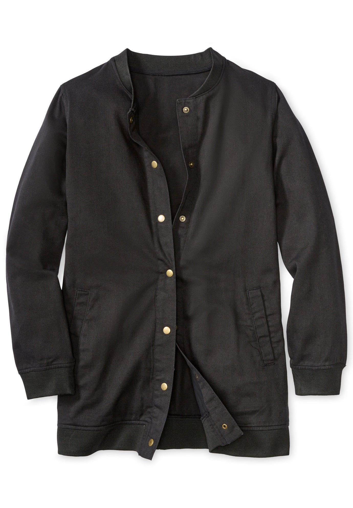 Denim Baseball Jacket image number 4