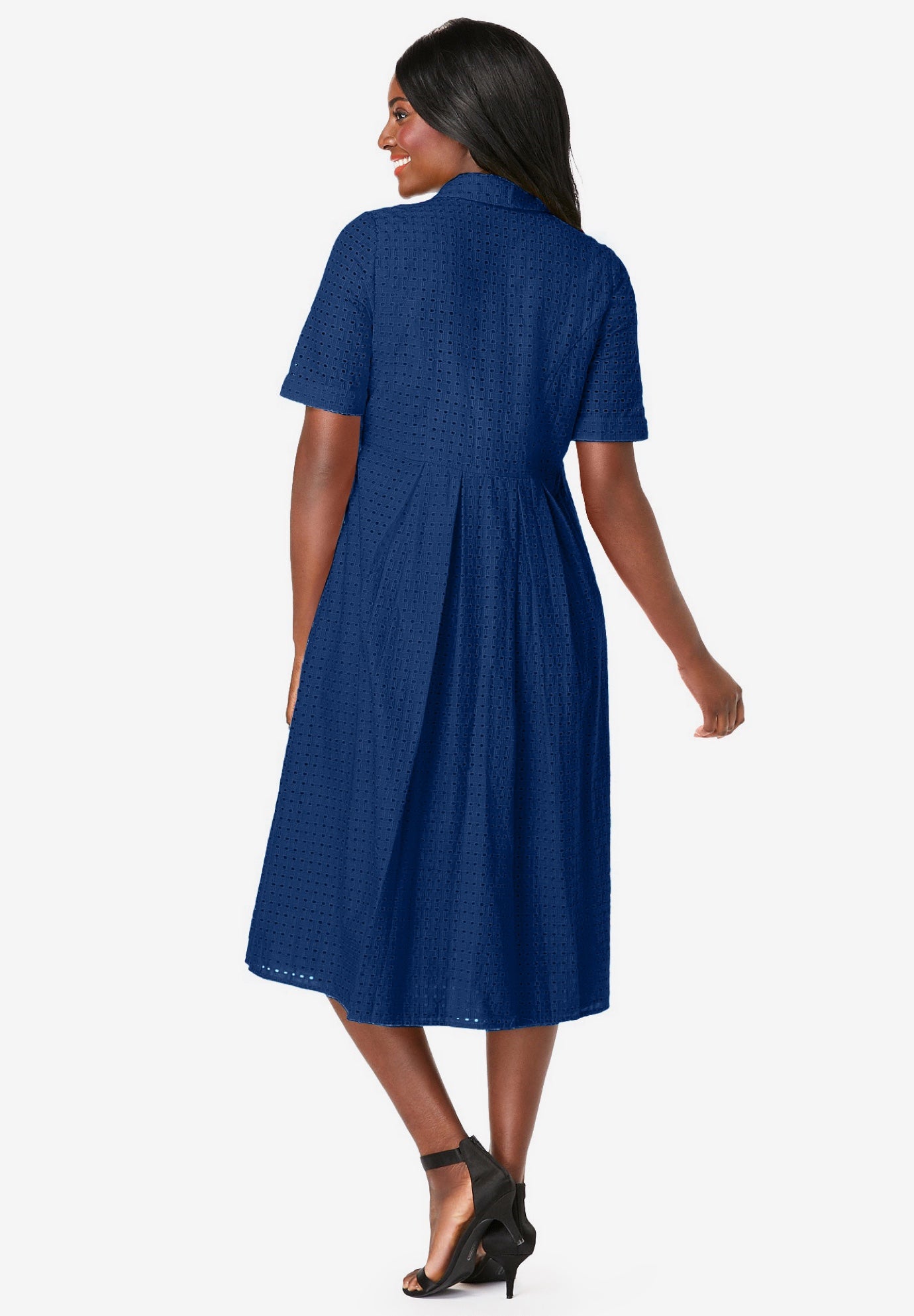 Eyelet Shirt Dress image number 1