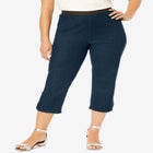 Stretch Denim Crop Jeggings image number null
