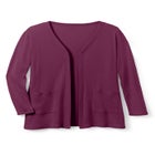 Two-Pocket Ribbed Cardigan image number null