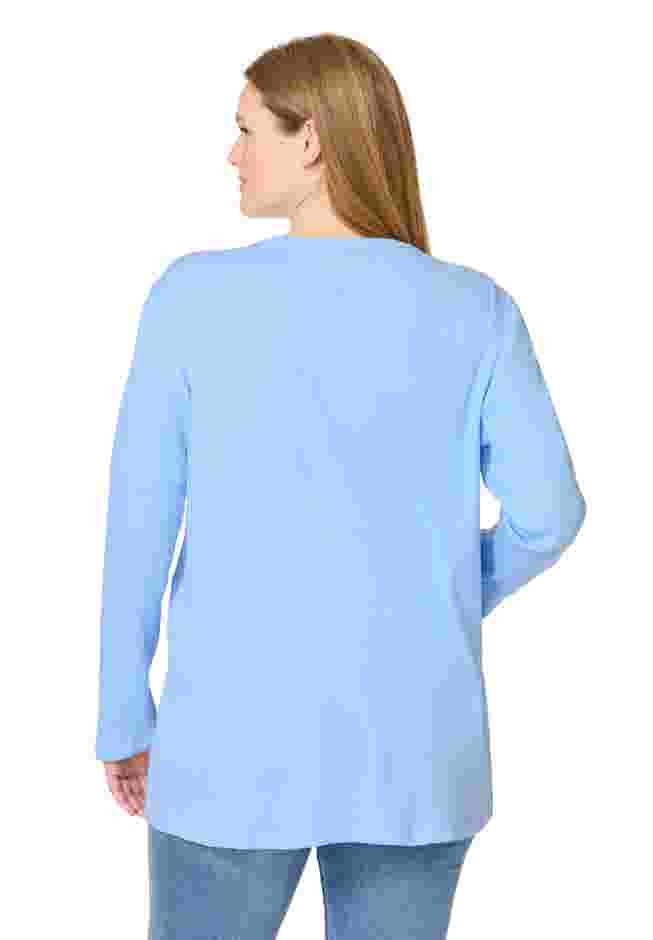 Two-Pocket Ribbed Cardigan image number 1