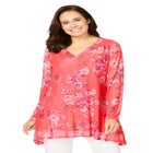 High-Low Miracle Mesh Tunic image number null