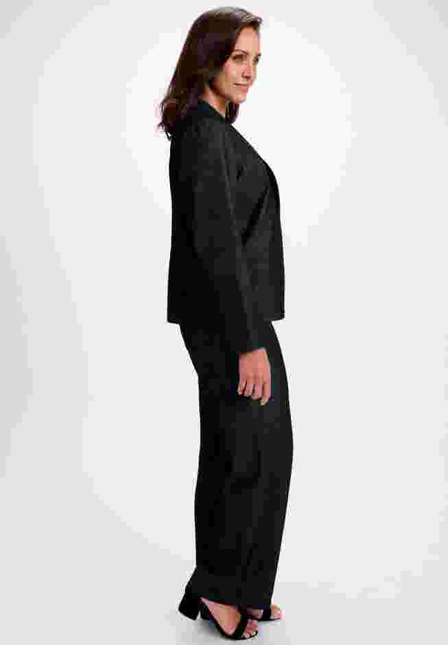 Slubbed Denim Blazer image number 2