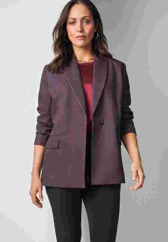 Bi-Stretch Shaped Blazer image number 0