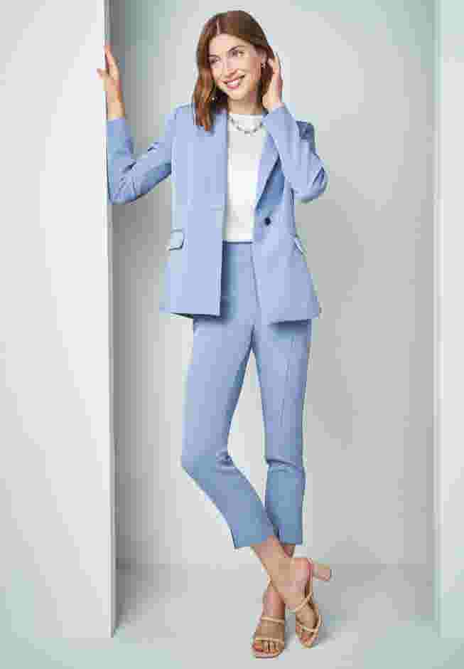 Bi-Stretch Shaped Blazer image number 0