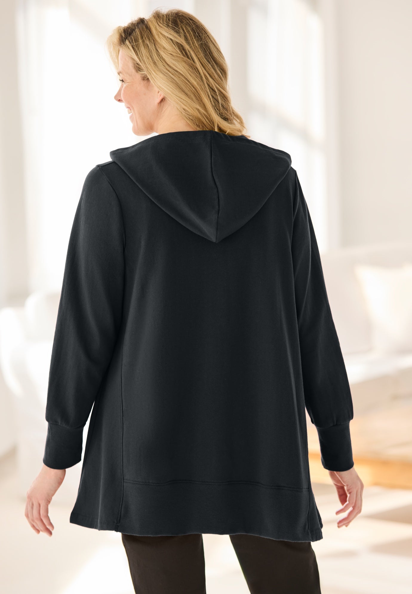 Snap Hoodie Pocket Sweatshirt image number 1