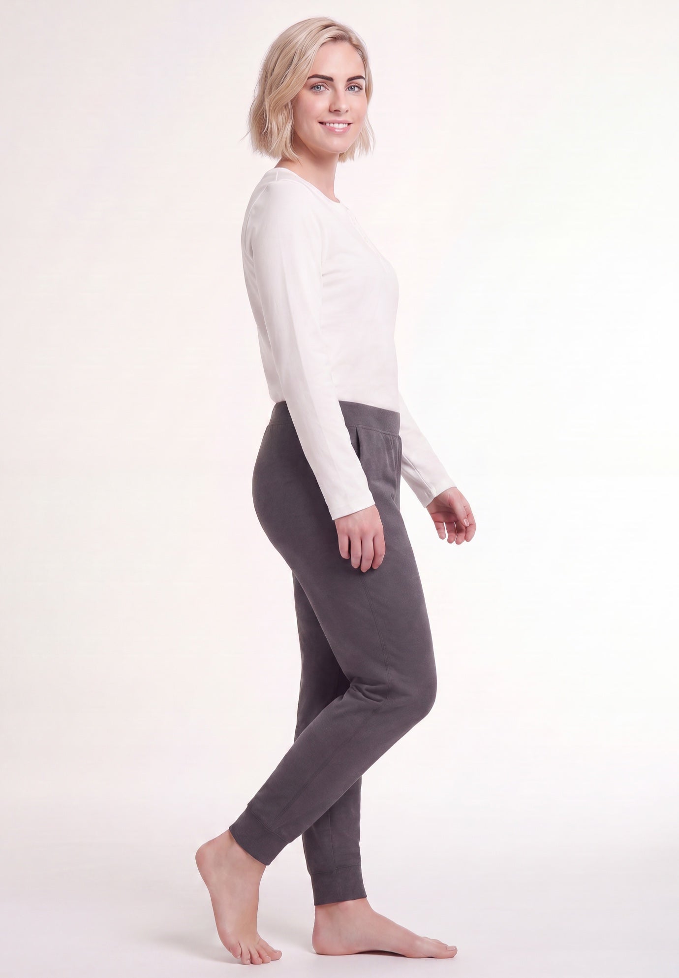 Cotton Spandex Jersey Jogger Sleep Pants image number 2
