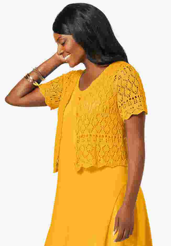 Crochet Shrug image number 3