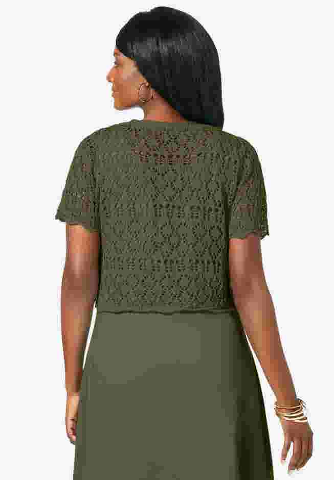 Crochet Shrug image number 1