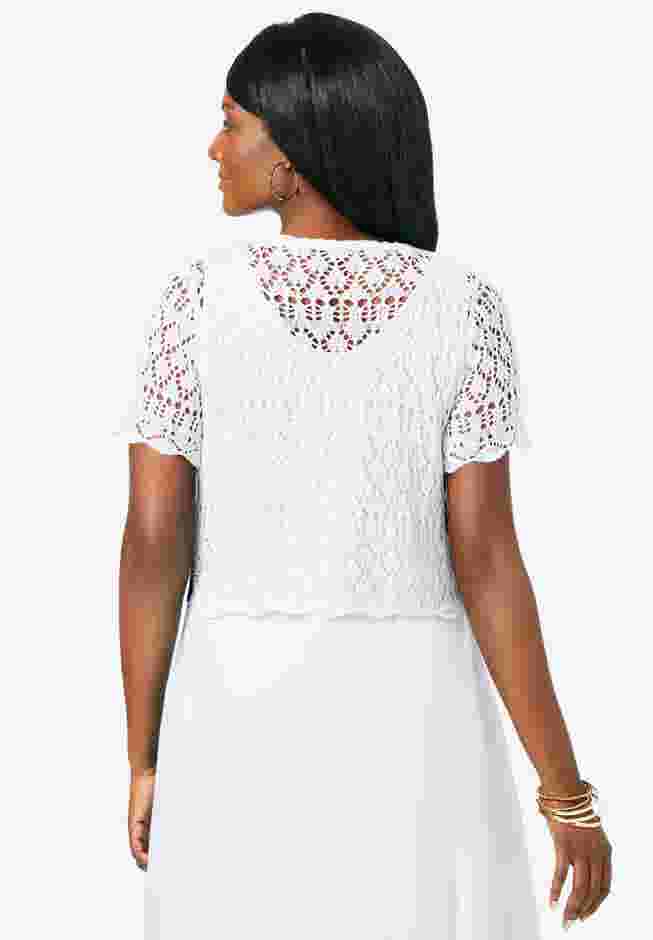 Crochet Shrug image number 1