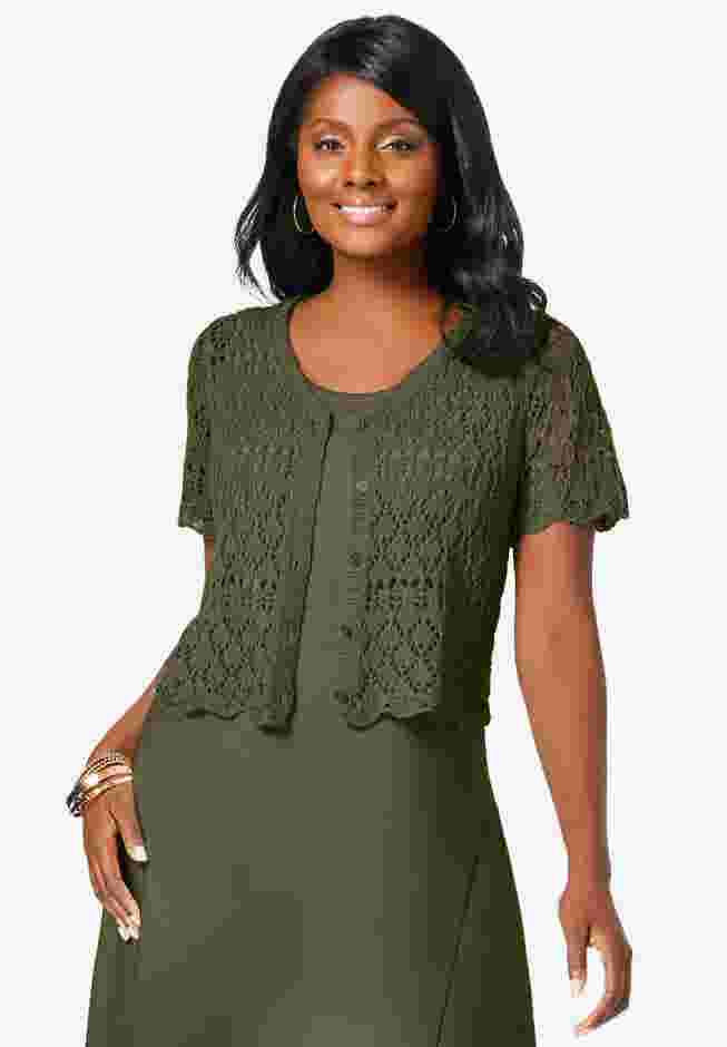 Crochet Shrug image number 0
