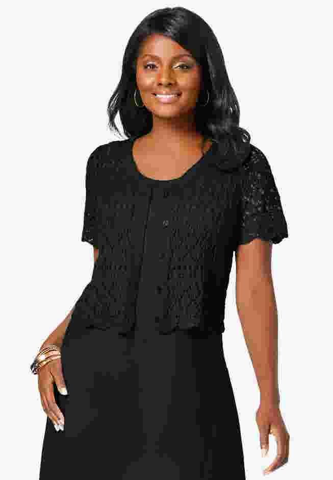 Crochet Shrug image number 0