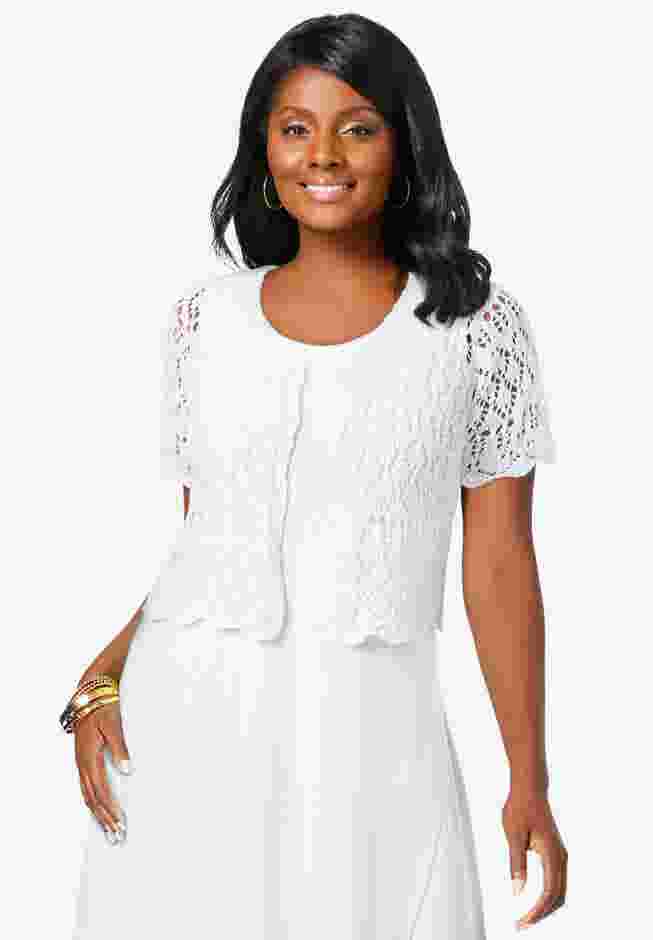 Crochet Shrug image number 0