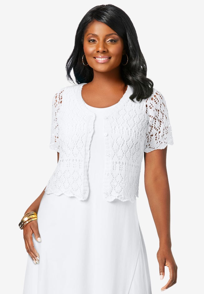 Crochet Shrug image number 0