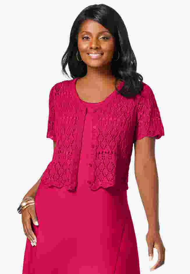 Crochet Shrug image number 0