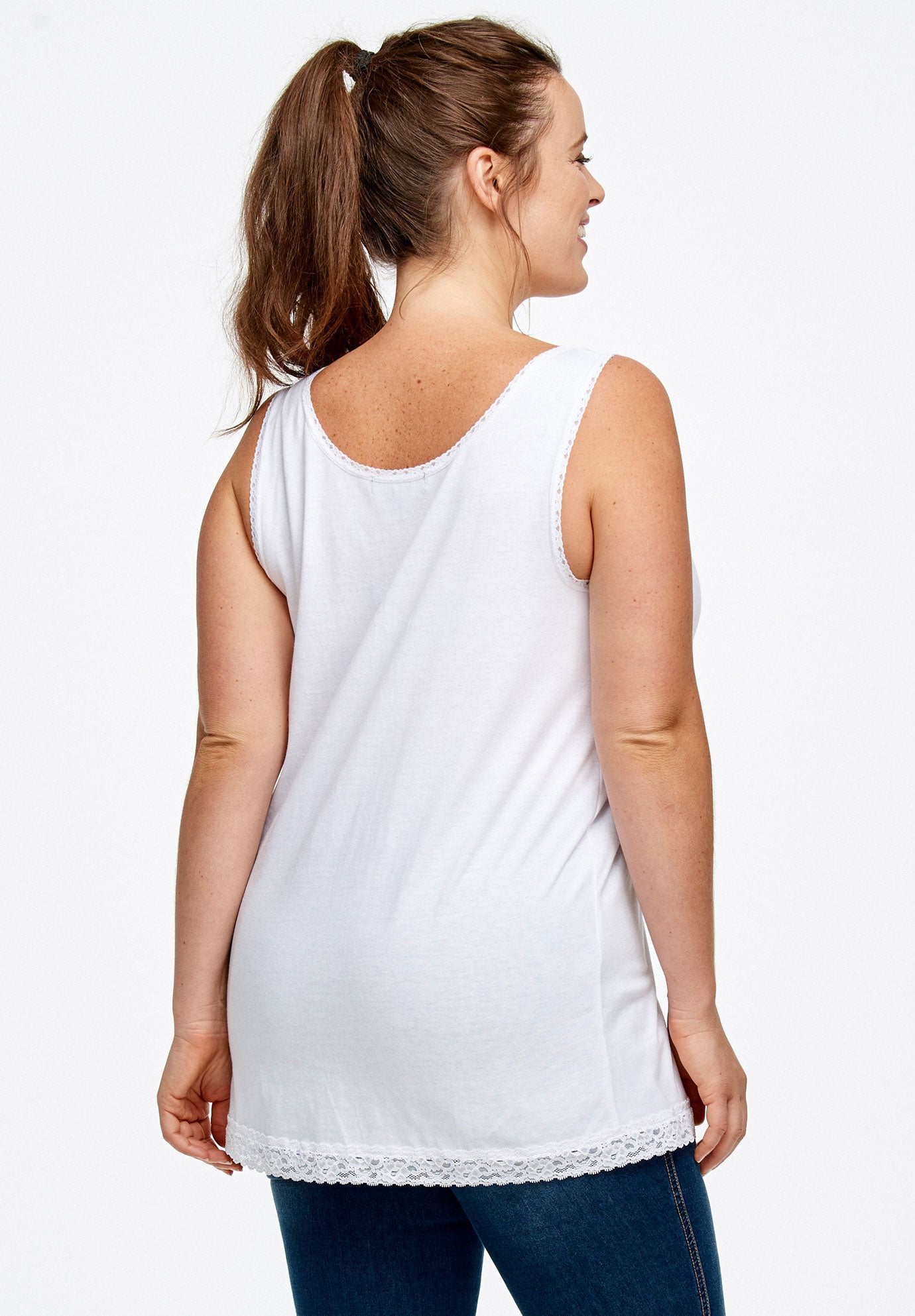 Lace Trim Tank image number 1