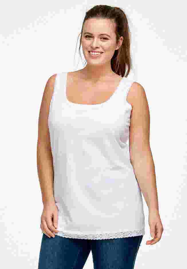 Lace Trim Tank image number 0