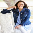 Embroidered Pintuck Tunic image number null