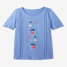 Short-Sleeve Scoopneck Embroidered Tunic image number null